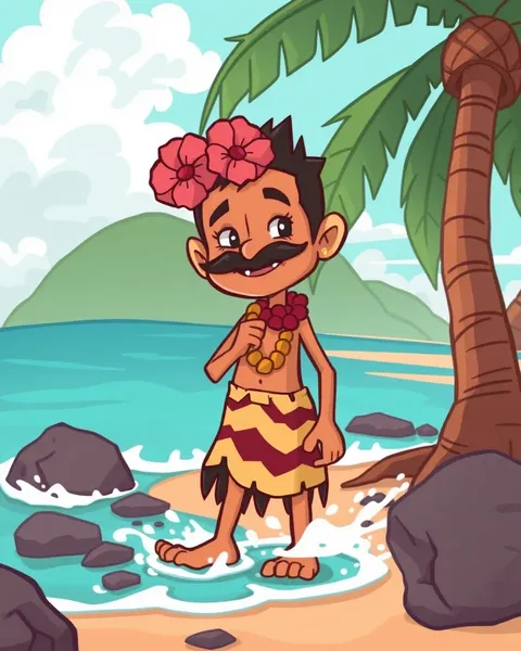 Hawaii Cartoon Pictures and Cartoons