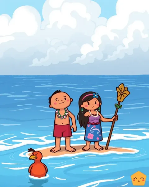 Hawaiian Cartoon Images for Kids Entertainment