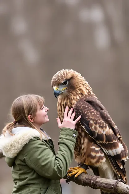 Hawk's Touch Heals Girl's Wounds