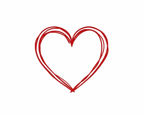 Heart Outline PNG Icon Design Vector