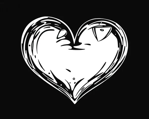 Heart Outline PNG Icon for Design Use