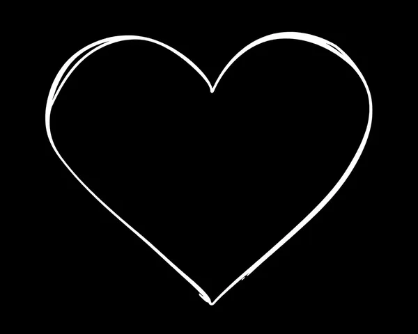 Heart Outline PNG Transparent Image Download