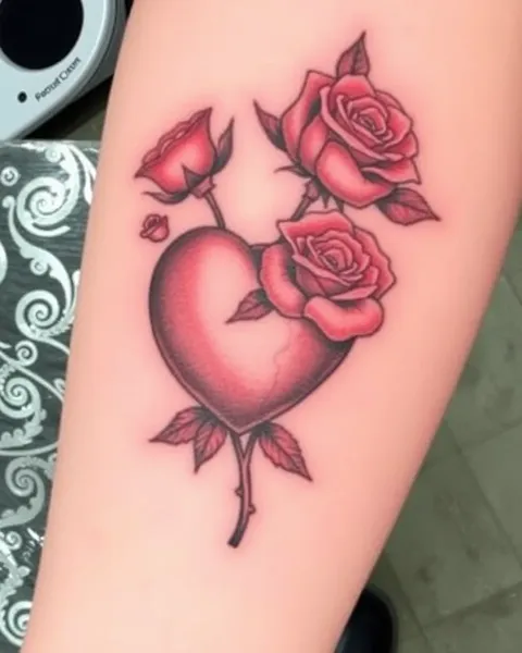 Heartbeat of Roses in Tattoos