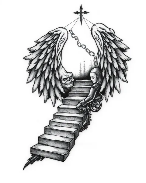 Heavenly Stairway Tattoo Art and Inspiration