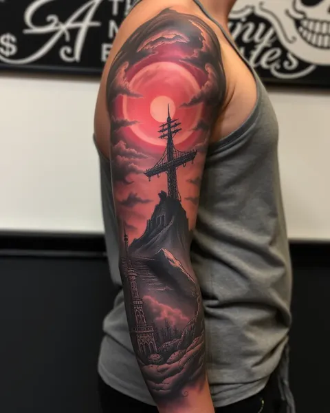 Hellscape Sleeve Tattoo Inspiration for Artistic Souls