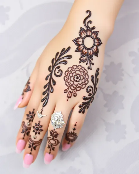 Henna Tattoo Kit with Natural Ingredients for Skin Friendly