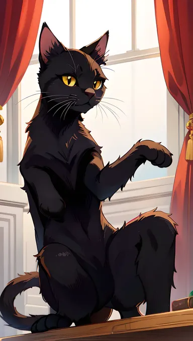 Hentai Black Cat's Secret Desire