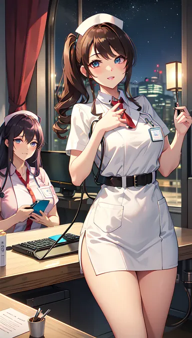 Hentai Night Shift Nurses' Intimate Moments