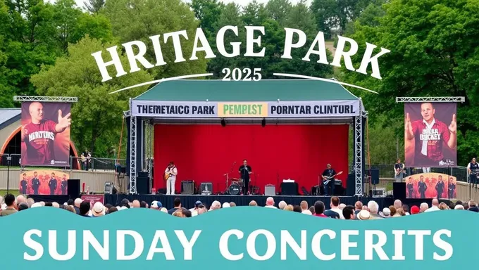 Heritage Park Sunday Concerts 2025 Weather Forecast