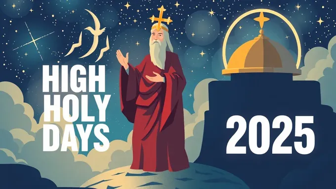 High Holy Days 2025 Celebration Dates