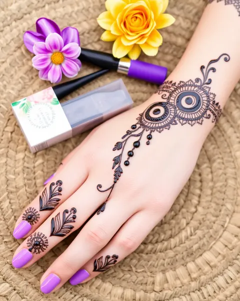 High-Quality Henna Tattoo Kit for Body Art and Design