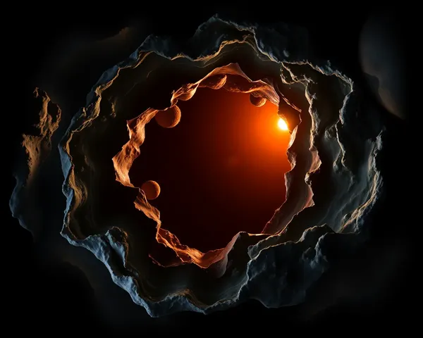 High-Resolution Black Hole PNG for Scientific Visualization Software