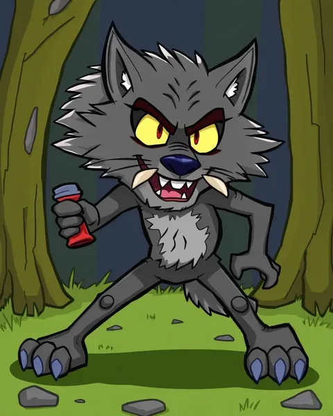 Hilarious Cartoon Werewolf Pictures for Kids' Giggles