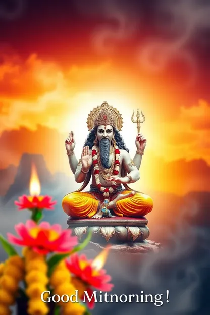 Hindu God Images with Good Morning Quotes