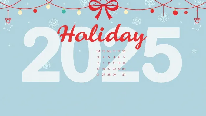 Holiday 2025 Calendar Now Available Online