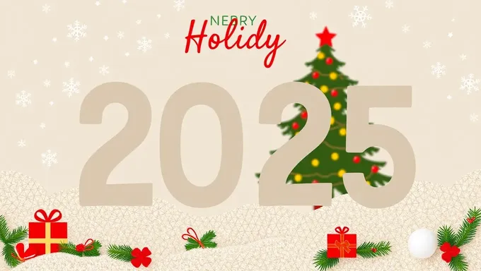 Holiday 2025 Calendar for Busy Schedules