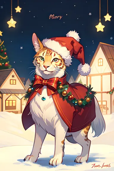 Holiday Cheer with Christmas Animal Images