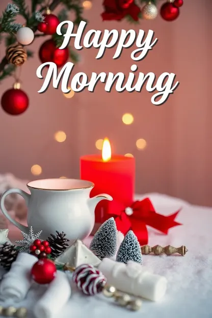 Holiday Greetings with Good Morning Images