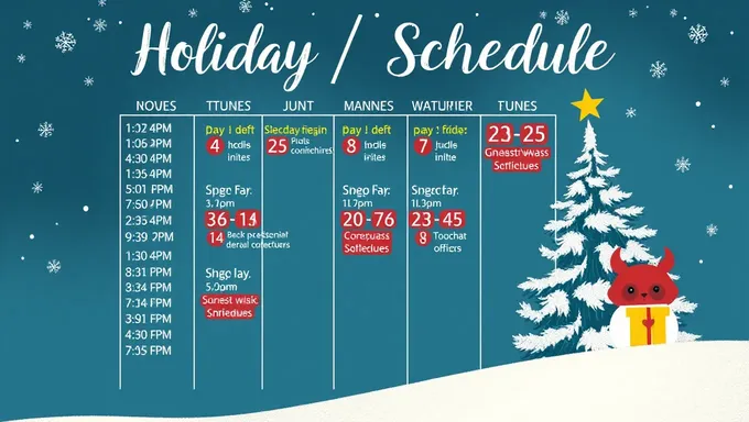 Holiday Planning: 2025 Schedule Now Officially Released