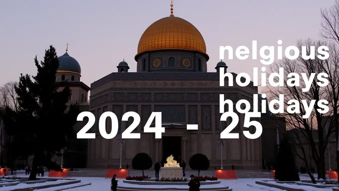 Holidays Celebrated in 2024 and 2025