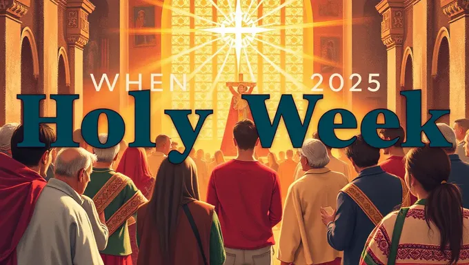 Holy Week 2025 Dates and Schedule Revealed