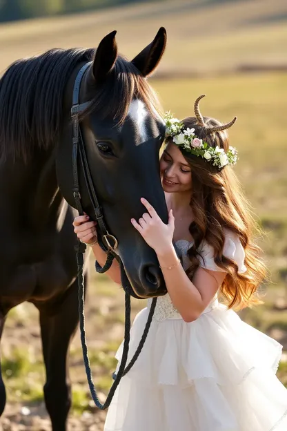 Horse and Girl's Prohibited Sexual Activity