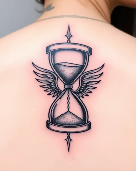 Hourglass Tattoo Meaning: A Representation of Time's Passage