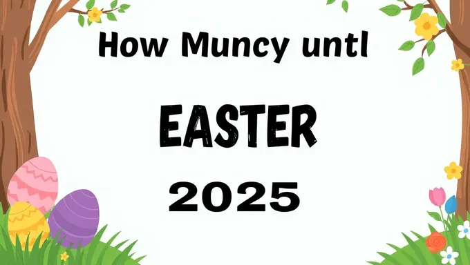 How Many Days Until Easter 2025: A Quick Answer