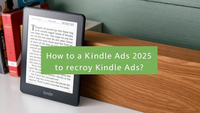 How to Remove Kindle Ads in 2025