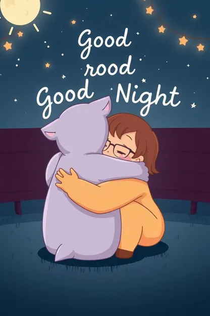 Hug Good Night Cute Images Forever