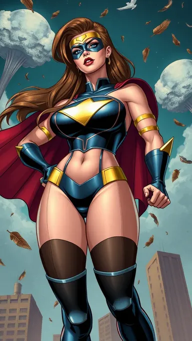 Huge Boob Superheroine Artwork on DeviantArt