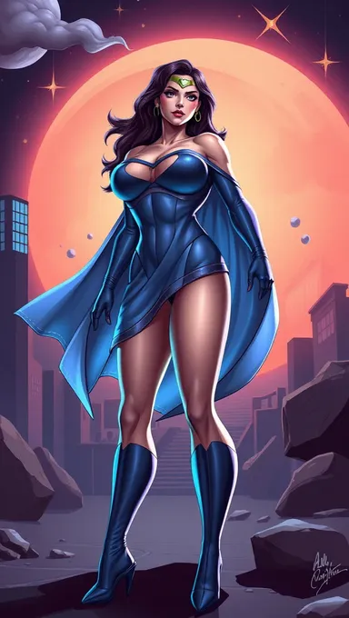 Huge Boob Superheroine on DeviantArt