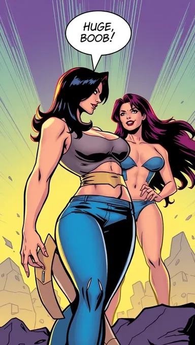 Huge Boobs Comics: Comics with Big Chests