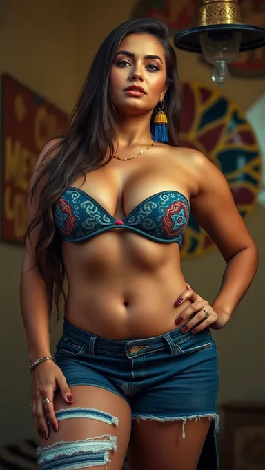 Huge Boobs Mexican Lady's Unbelievable Body Shape