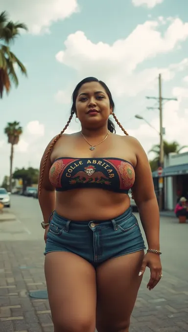 Huge Boobs Mexican Woman's Unforgettable Figure