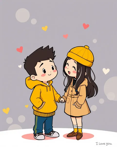 I Cherish Cartoon Pictures That Love You