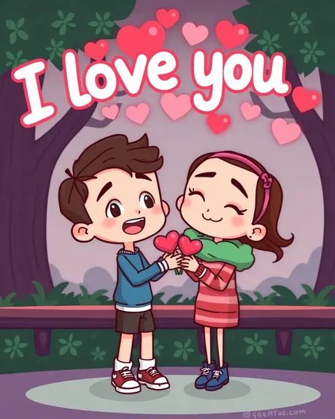 I Love Cartoon Pictures That Love Me