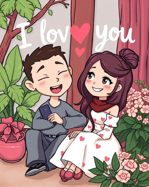 I Love You Cartoon Images So Colorful