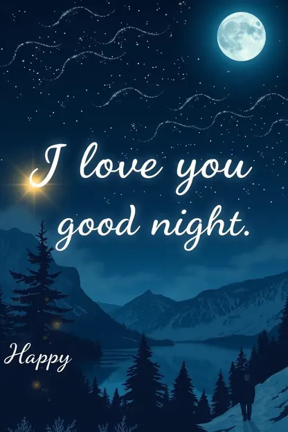 I Love You Good Night Picture Images