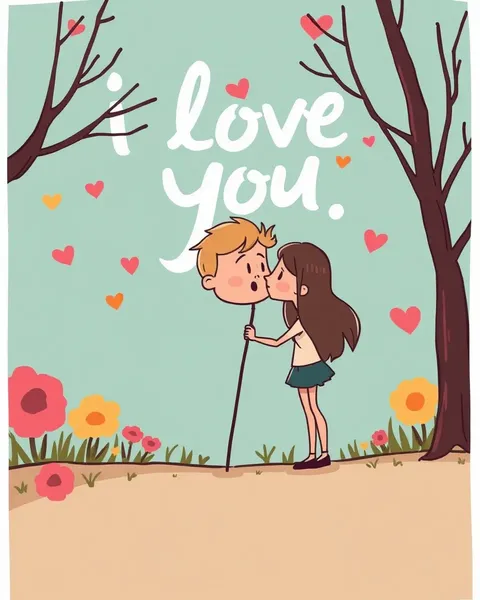 I Love You Images in Cartoon Form