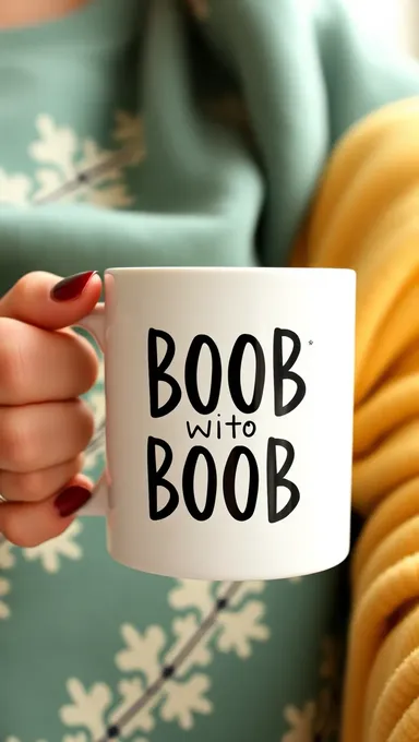 I Need My boob coffee mug Every Morning