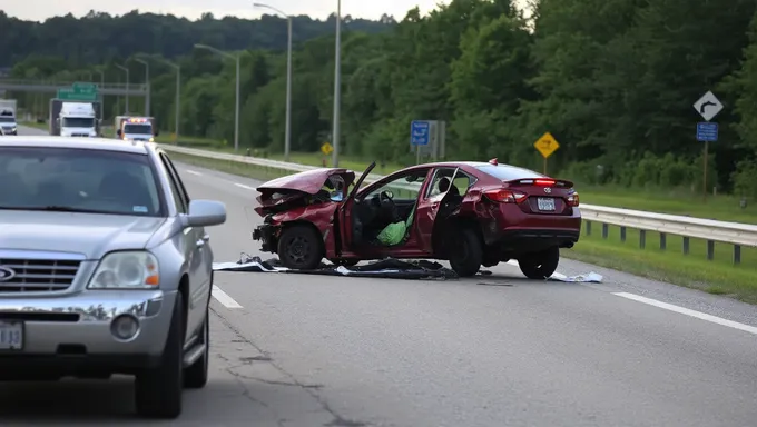 I59 Crash Scene in Etowah County Alabama on July 28 2025