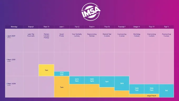 IMSA 2025 Competition Schedule Unveiled