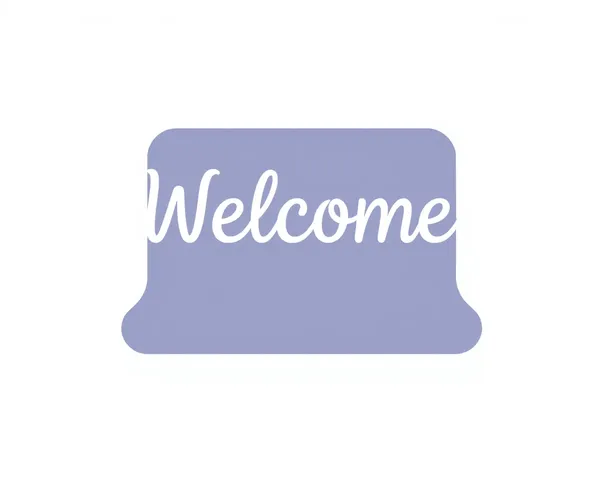 Icon PNG for Welcome Square Button Design