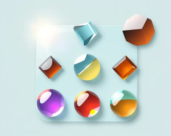 Identical Glass Morphism Icons PNG Files Found