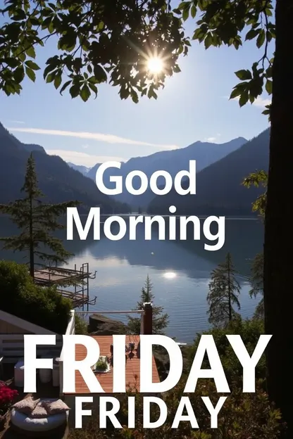 Images of Good Morning Friday Greetings