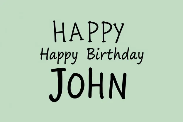 Images of John's Happy Birthday