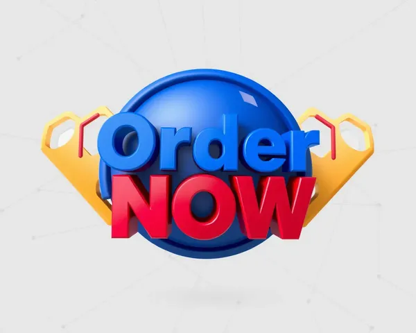 Immediate Order 3D PNG Design