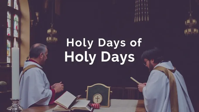 Important 2025 Holy Days of Obligation Dates