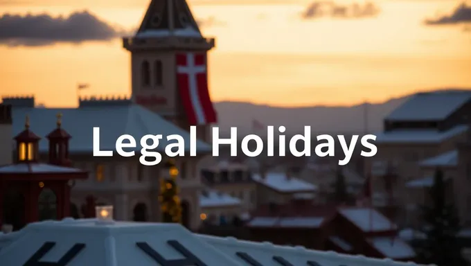 Important Dates: 2025 Legal Holidays and Observances